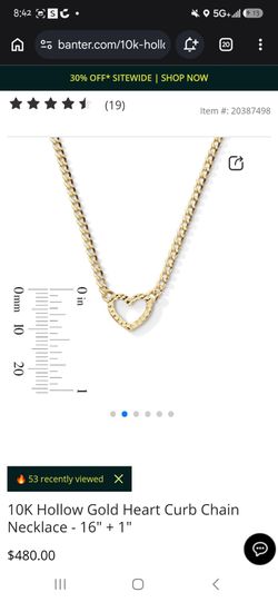 10k gold necklace