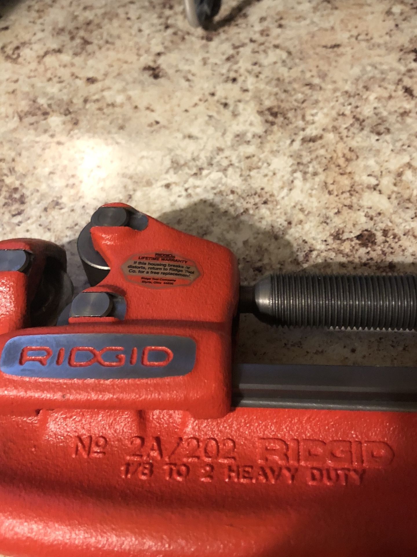 Ridgid Pipe Cutter