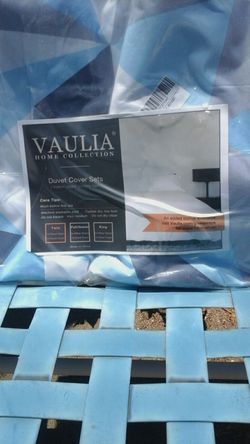 Vaulia 2 pc Duvet Cover Set Twin size Printed