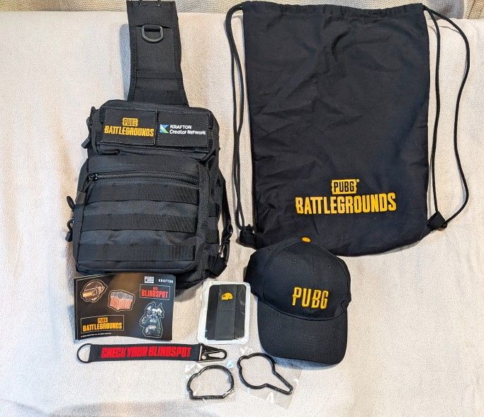 PUBG Messenger Bag TwitchCon Swag Bundle *NEW*