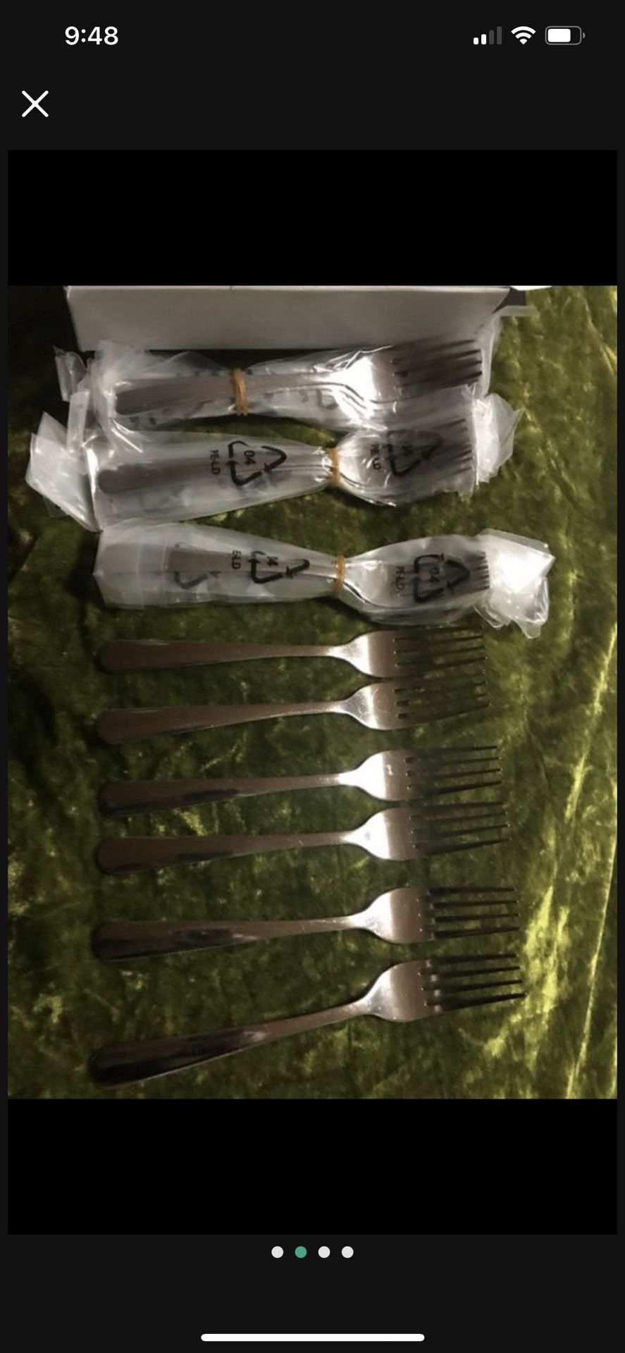 New fork silverware 24 pieces set
