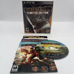 Bulletstorm Limited Edition PS3 PlayStation 3, CIB Complete Tested & Working