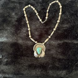 Vintage Estate Navajo Pearl Sterling Silver 