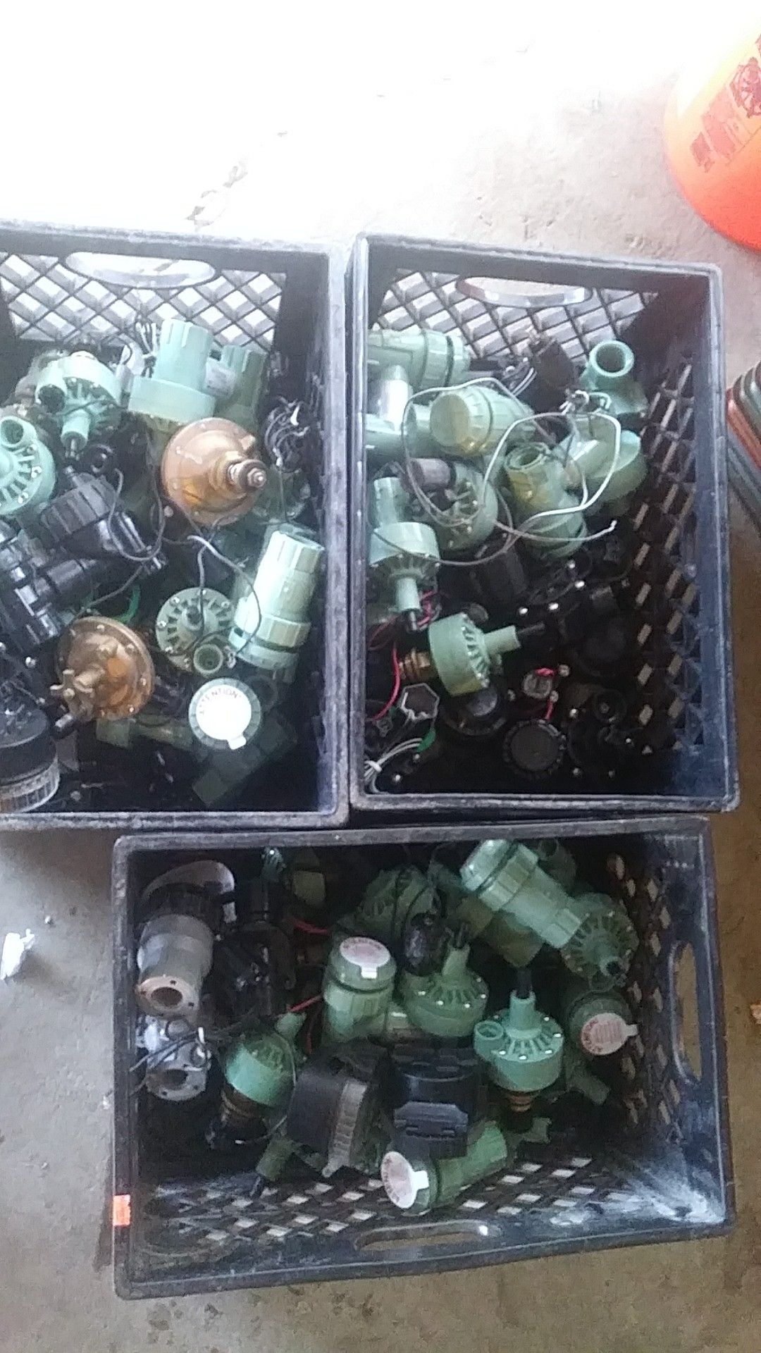 sprinkler valves for parts - salvage