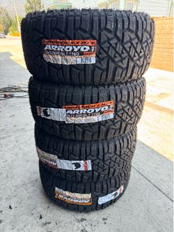 33x12.50r20 Arroyo XT tires nuevas con 55,000 millas de garantía las 4