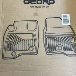 OEDRO Floor Mats Set for Jeep Grand Cherokee 2022 2023 2024, Custom Fit All Weather Front & Rear Row Trunk Liners Car Floor Mats Set. Large 