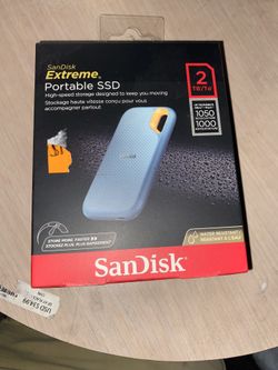 SanDisk 2TB Extreme External Solid State Drive