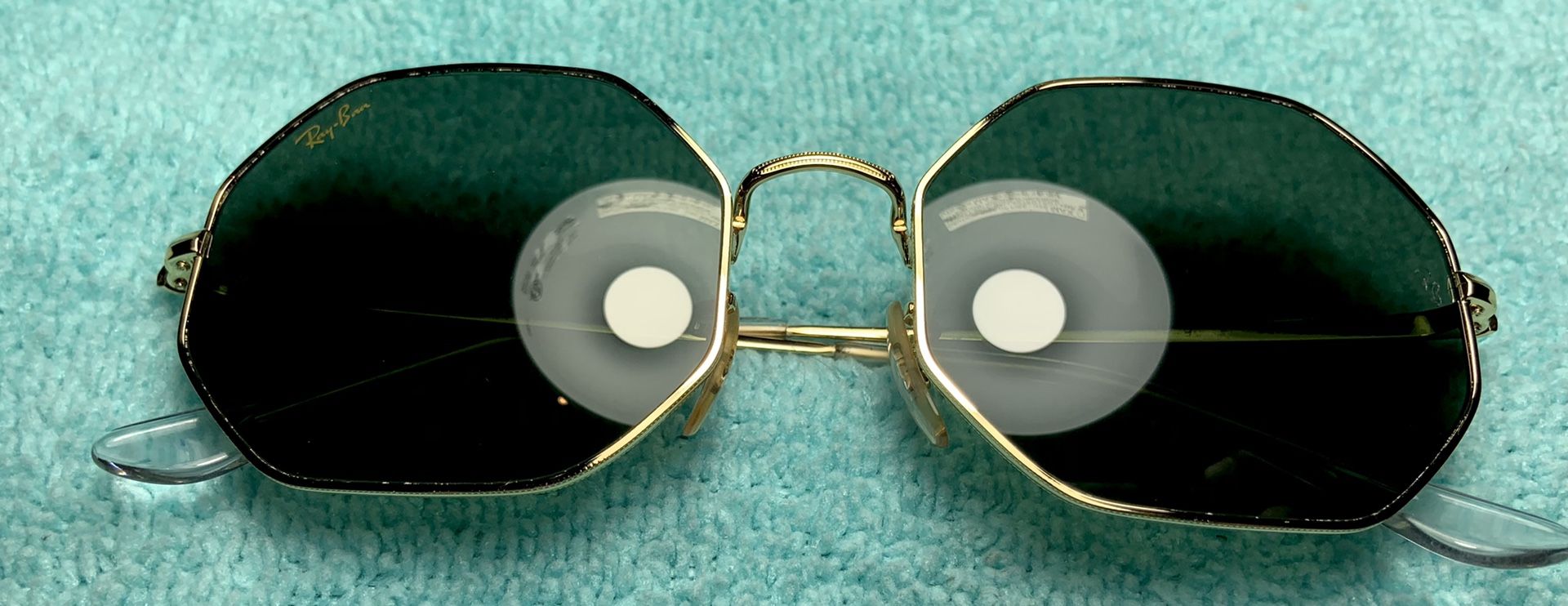 ✓👍RayBan OCTAGONAL LEGEND GOLD sunglasses