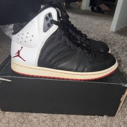 Jordan 1 Flight 4 Black /Gym Red-White