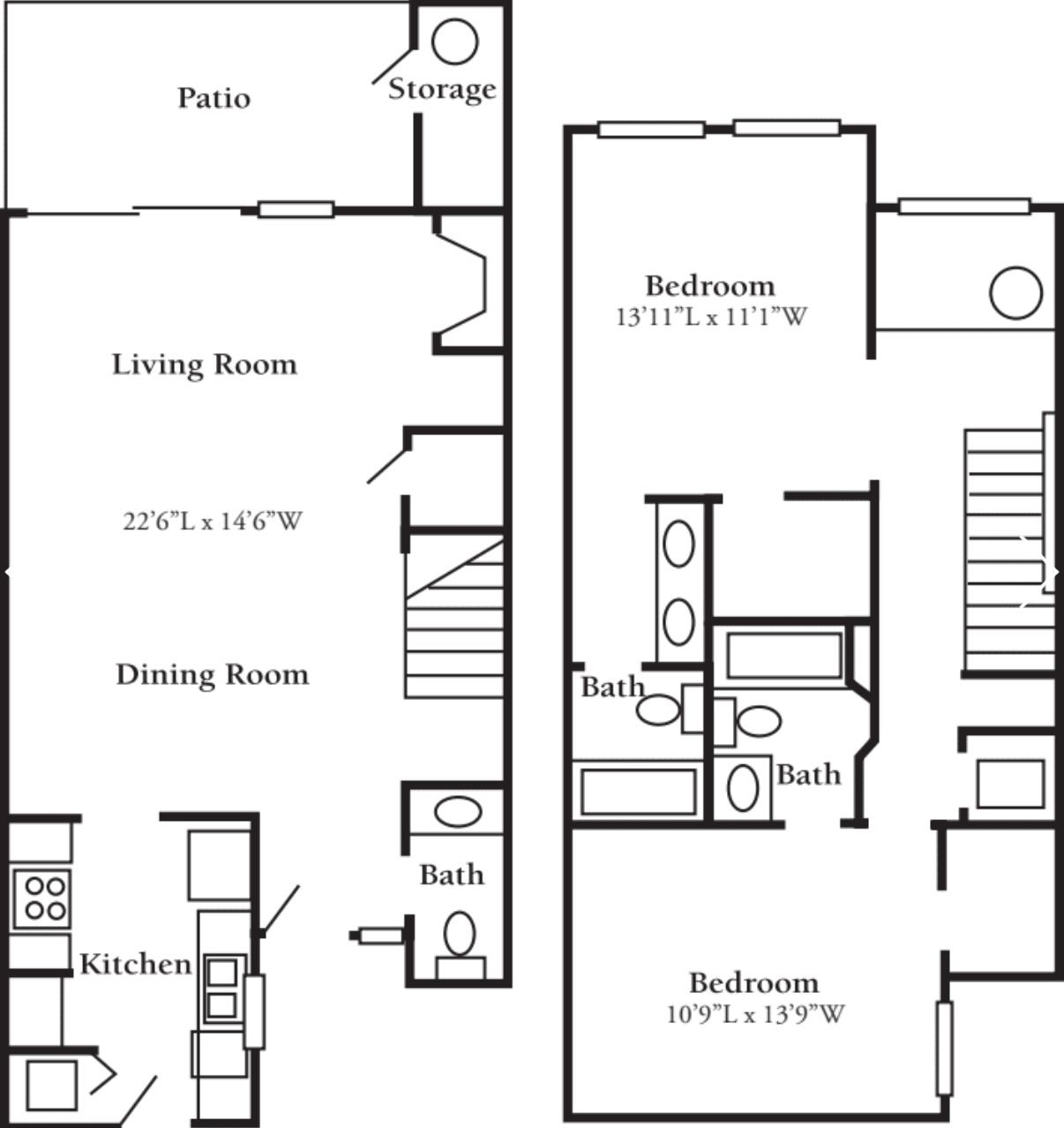 2 bed 2.5 Bath Townhome With 2 EV Chargers In Foster City