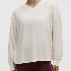 Lululemon Jersey V-neck Long Sleeve Shirt