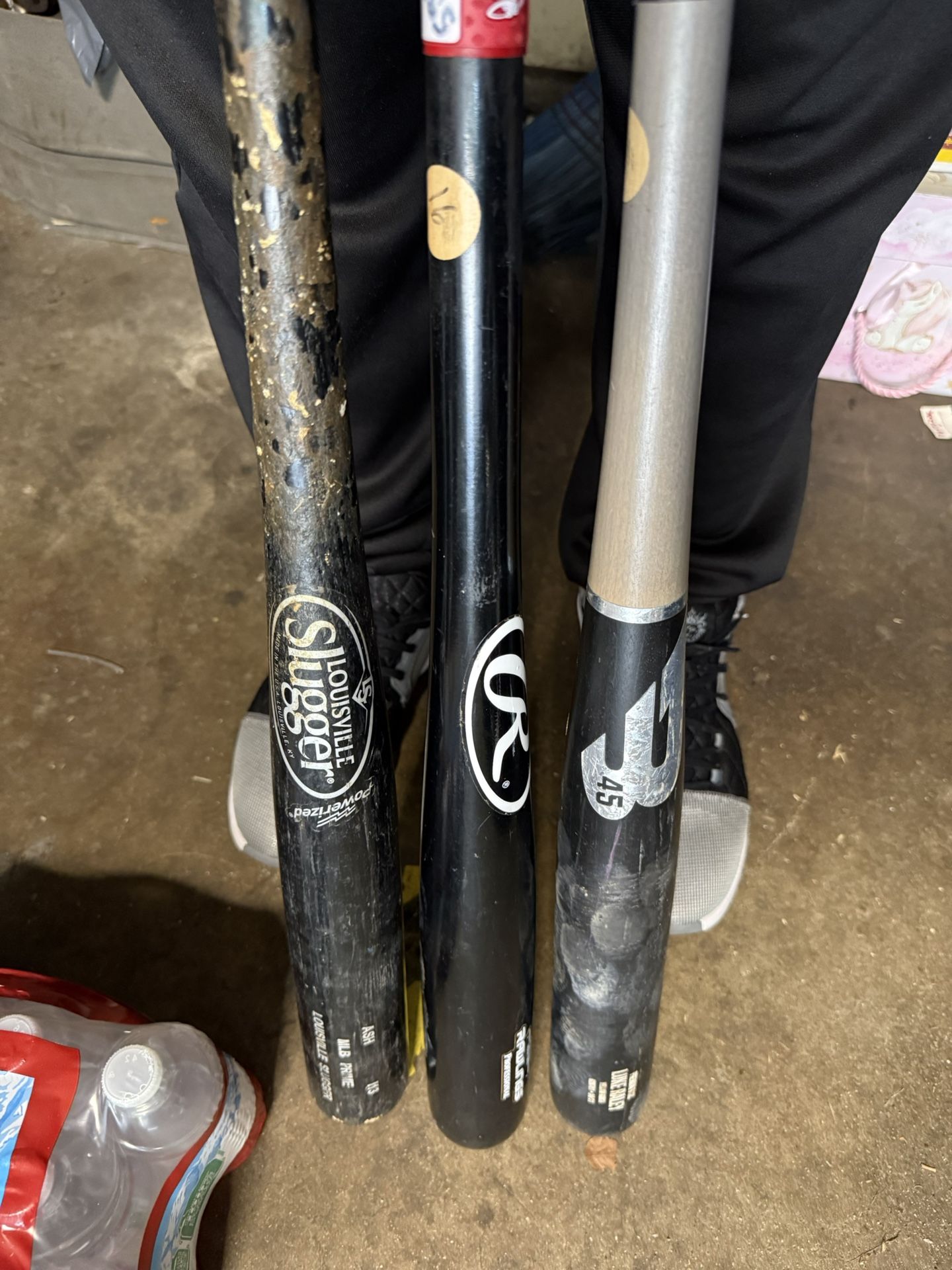 Wood Baseball Bats (Used)