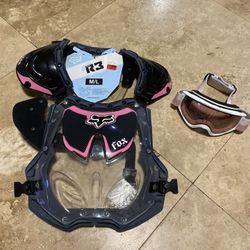 Pink Fox Body Armor And Pink Fox Goggles