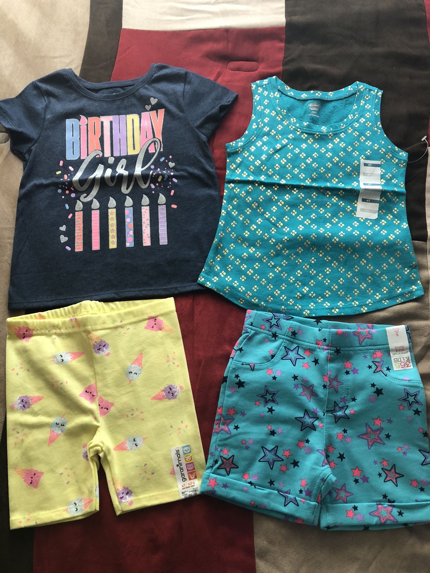 12pcs New Girls Clothes 4T