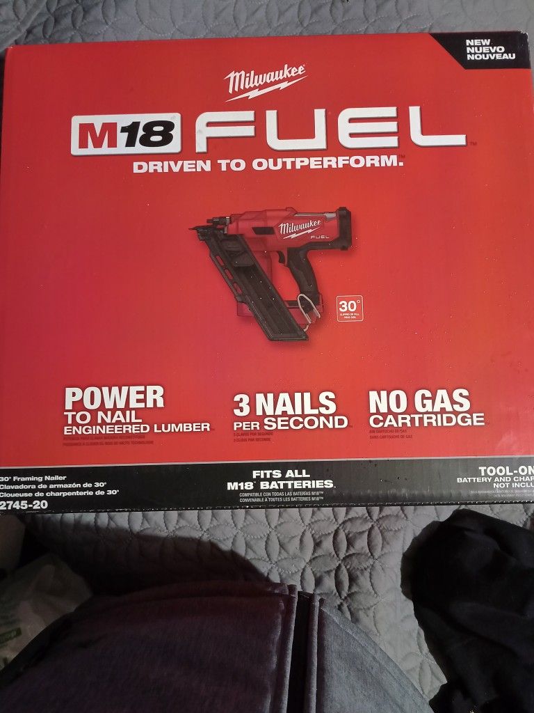 Milwaukee Cordless Nailer