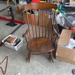 PENDING PICKUP-Free Wood Rocking Chair
