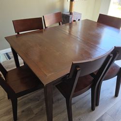 Dining table with 8 chairs