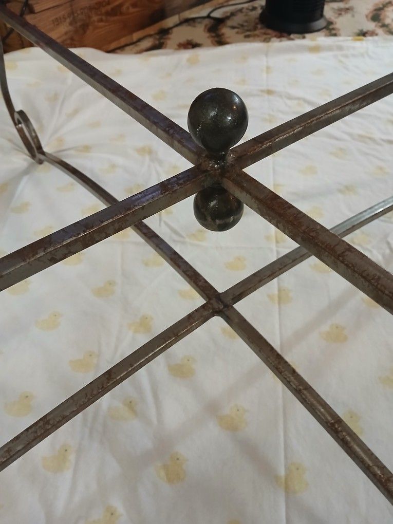 Metal Glass Coffee Table