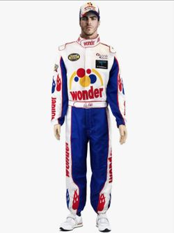 Ricky Bobby Jumpsuit + Cap Full Costume
Size M
