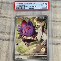 PSA 10 N’s Zorua – Journey Together ETB Promo (#189) GEM MINT