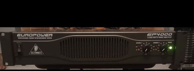 Behringer Europower EP4000 Power Amplifier