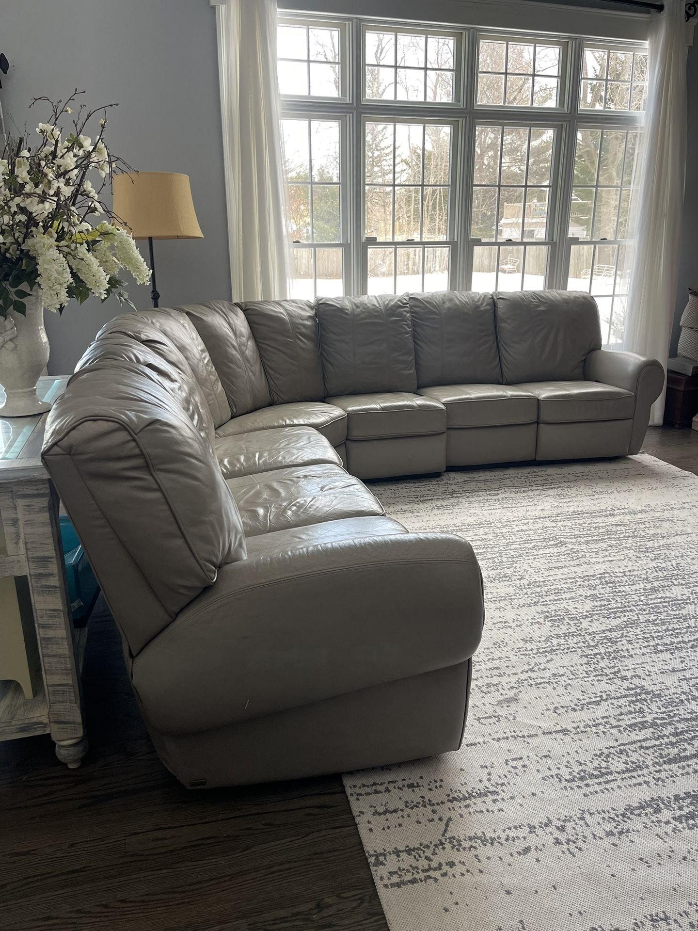 Leather Sectional