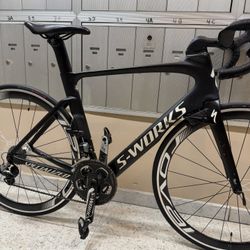 SPECIALIZED S-WORKS VENGE VIAS Di2 (CARBON BIKE WITH CARBON ROVAL RAPIDE SL 45 WHEELS, ELECTRONIC DURA-ACE Di2 GROUPSET AND QUARQ POWER METER)…