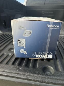 Kohler Rubicon 3 Spray Wall Mounted Shower Head and Handles