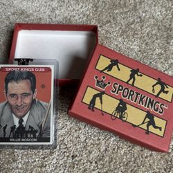2007 WILLIE MOSCONI Sport Kings Base Card No. 39 and “RARE!” Sport Kings Box!