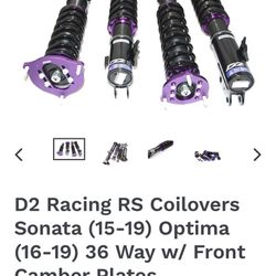 Kia Optima D2 Racing RS Coilovers 