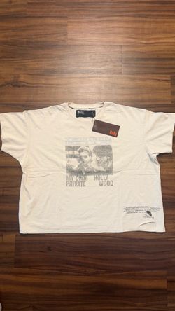 paly off white distressed shirt
