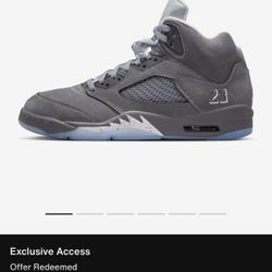 Jordan 5 Wolf Grey