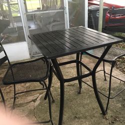 Tall Table And Chairs