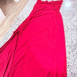 Burgundy Midax Dress