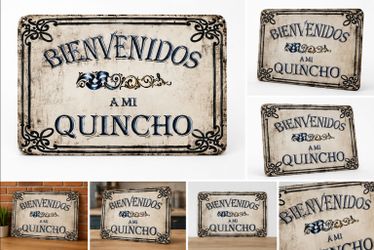 🔥 Bienvenidos a Mi Quincho Metal Sign – Argentina BBQ Decor