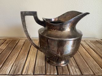 Antique BS& Co art deco silver pitcher