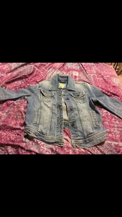Abercrombie & fitch jean jacket size large