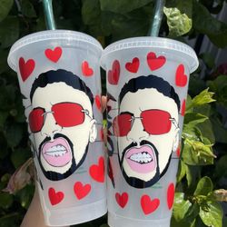 Bad Bunny Starbucks Cups