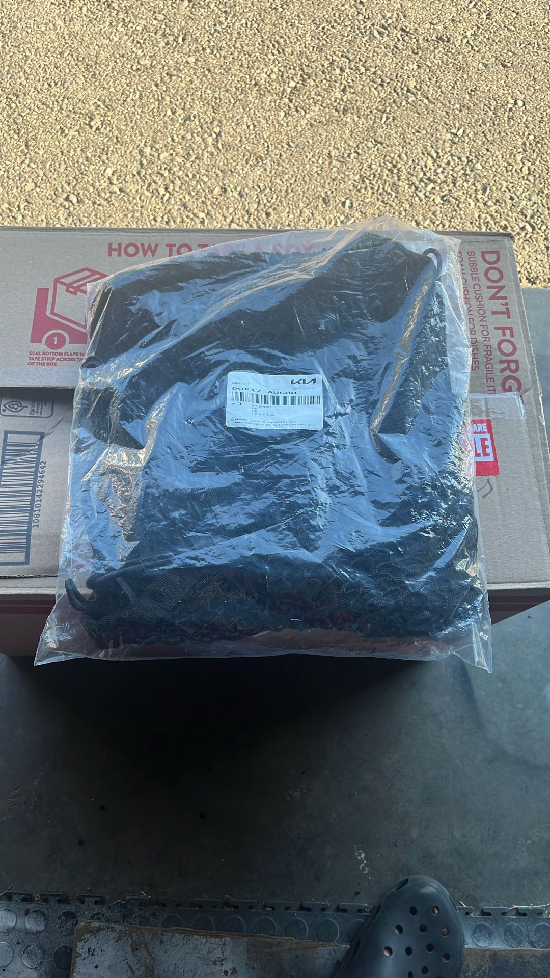 NEW OEM KIA EV9 Cargo Net With Pouch DOF17-AU600