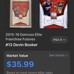 2015 Panini Donruss Devin Booker #13 PSA 9