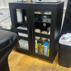 Black storage Cabinet 