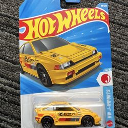 Hot Wheels Yellow ‘85 Honda CR-X – Brand New | J-Imports