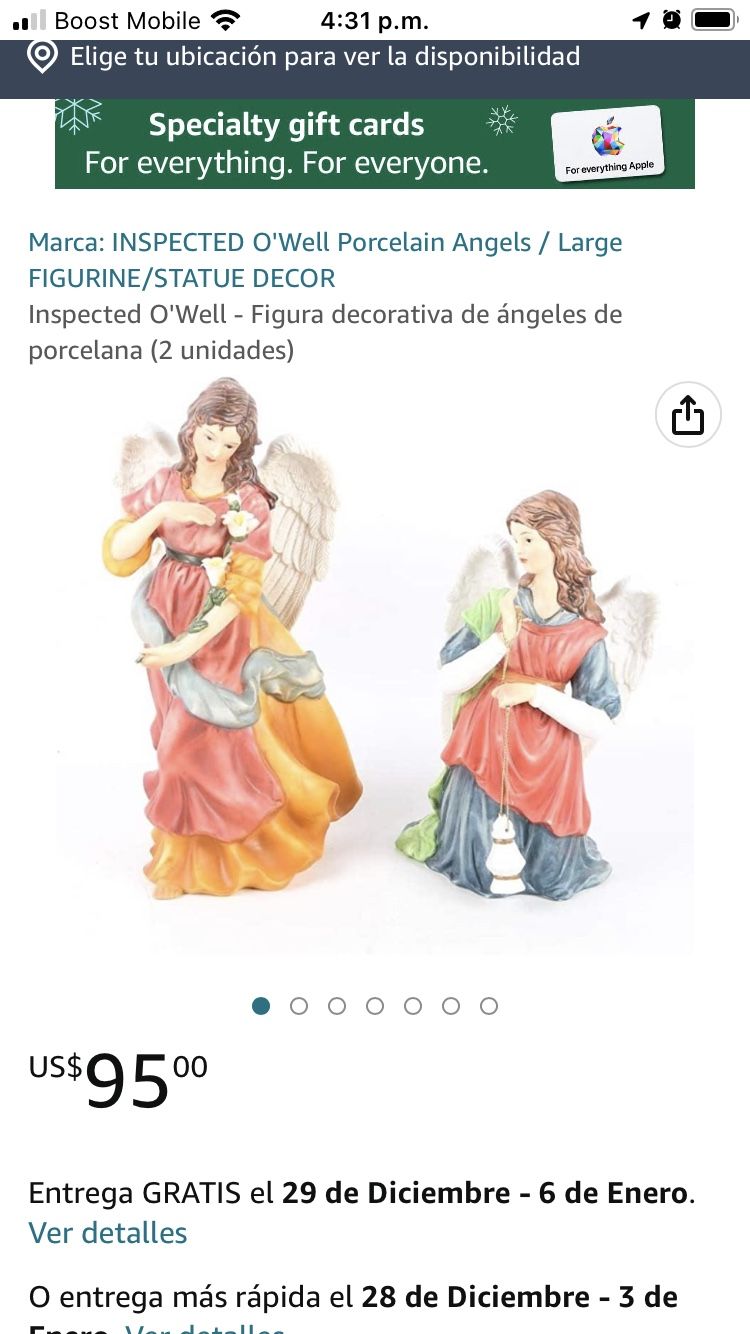 Inspected O’well Porcelain Figurines