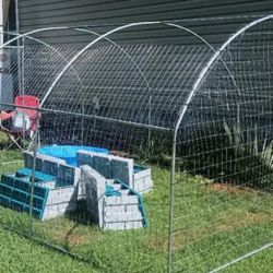 Brand new three family large metal chicken coop and outdoor poultry cage