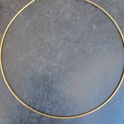 brass wire choker necklace 