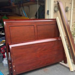 Queen Cherry Headboard/Footboard