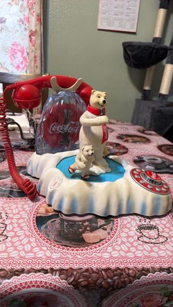 Coca-Cola Polar Bear Novelty Telephone
