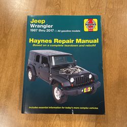 Jeep wrangler Haynes manual