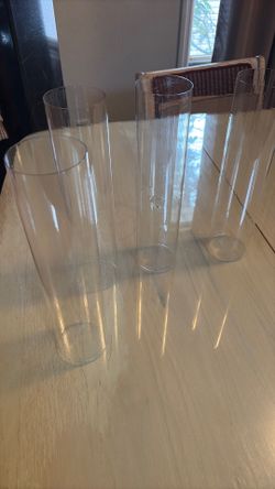 Plastic tubes with rubber caps