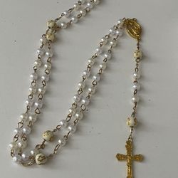 Handmade Rosary (White)